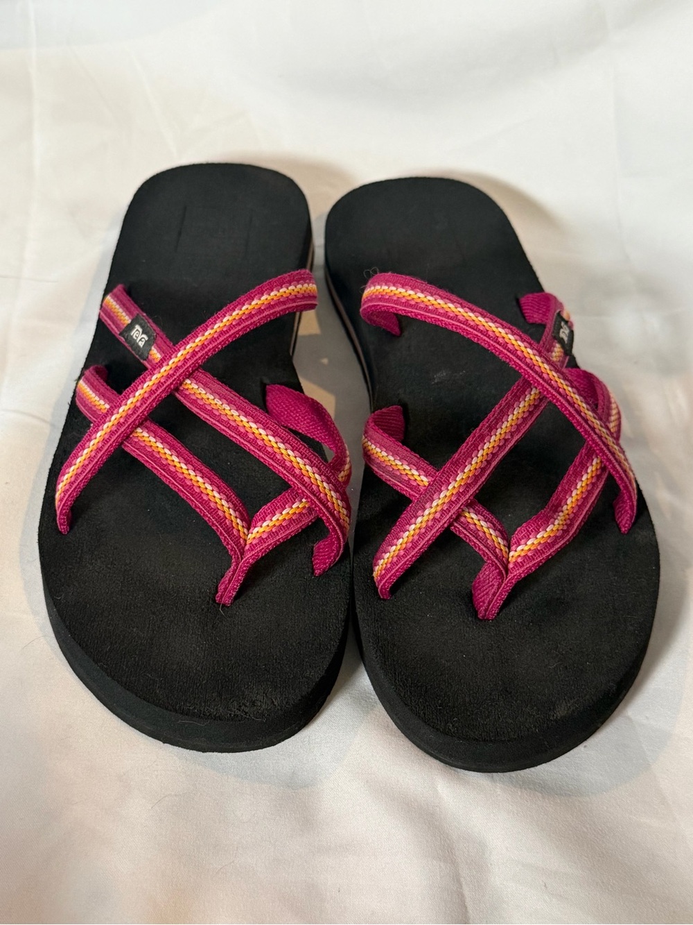 Teva Women's Olowahu Lindi Boysenberry Polyester Sandal Womens Size 7 - Picture 4 of 7
